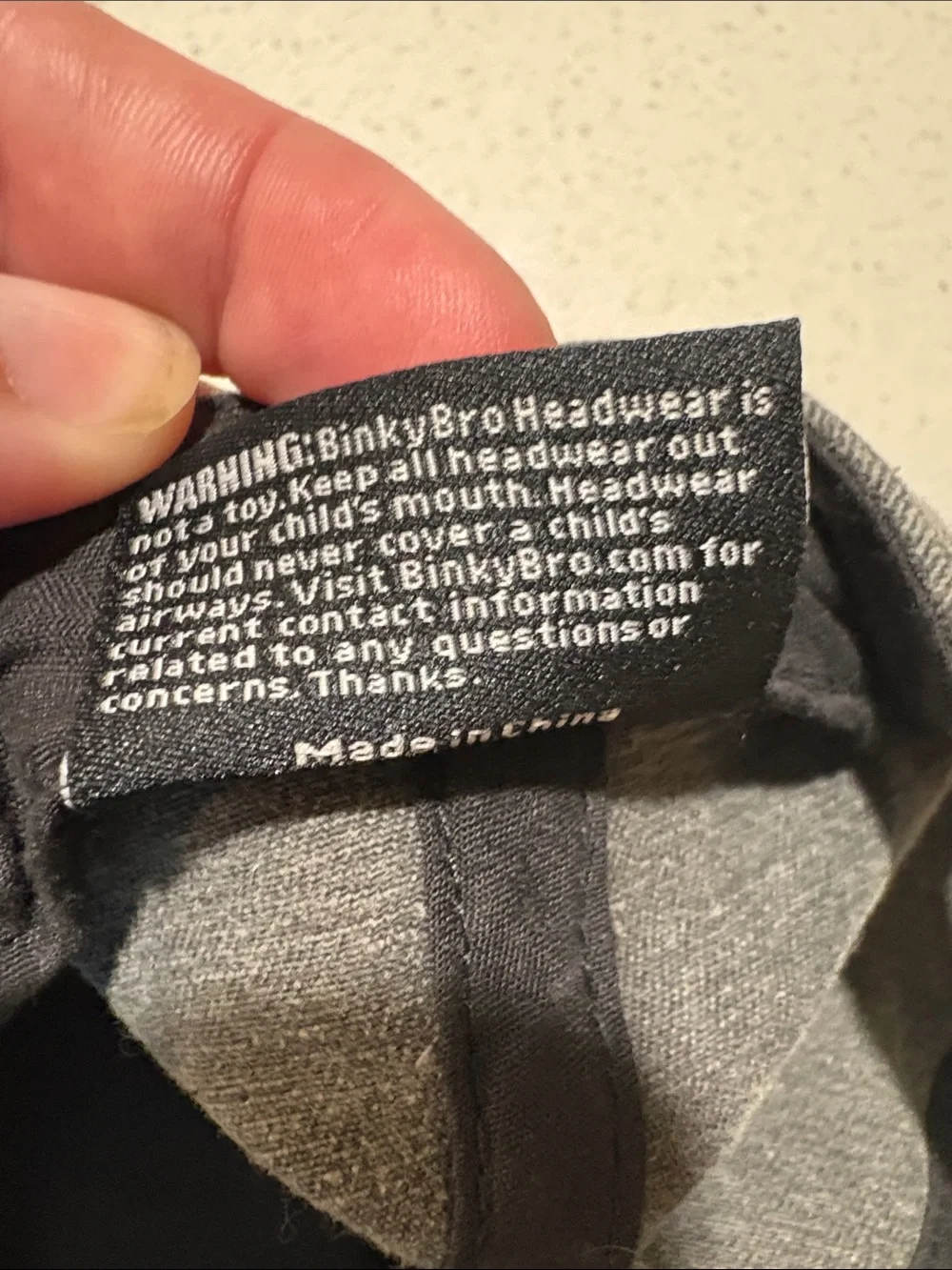 Binky Bro Kids' Gray Saltwater Collection Cap